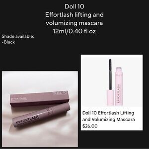 Doll 10 Effortlash Lifting and volumizing Mascara - Black